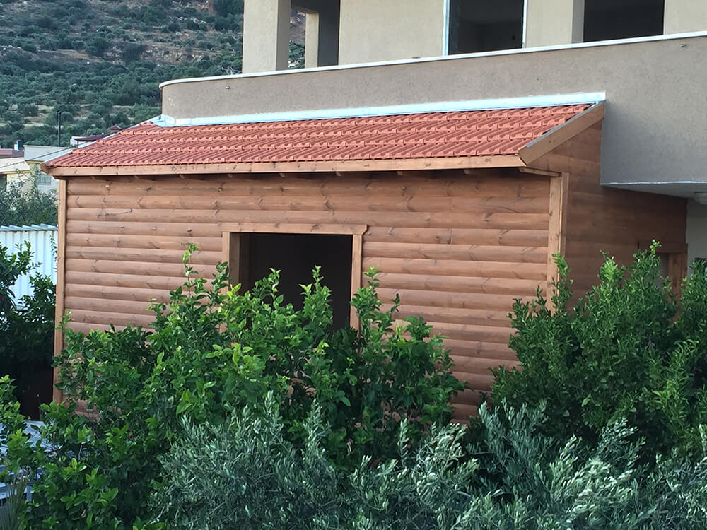 בניית מבנים מעץ